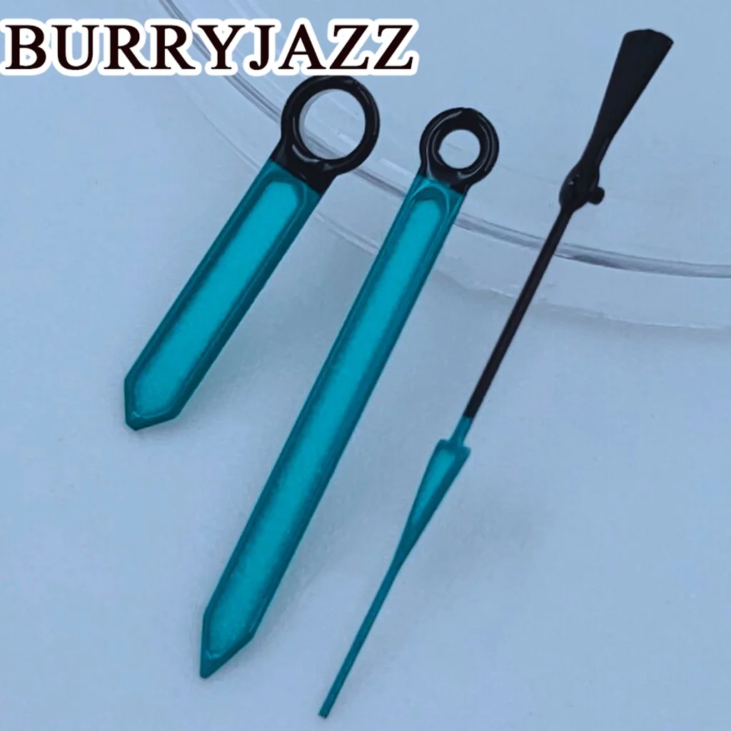 BURRYJAZZ NH35 NH36 NH38 7S26 7S36 4R35 4R36 Watch Hands Orange Blue Hands Green Luminous