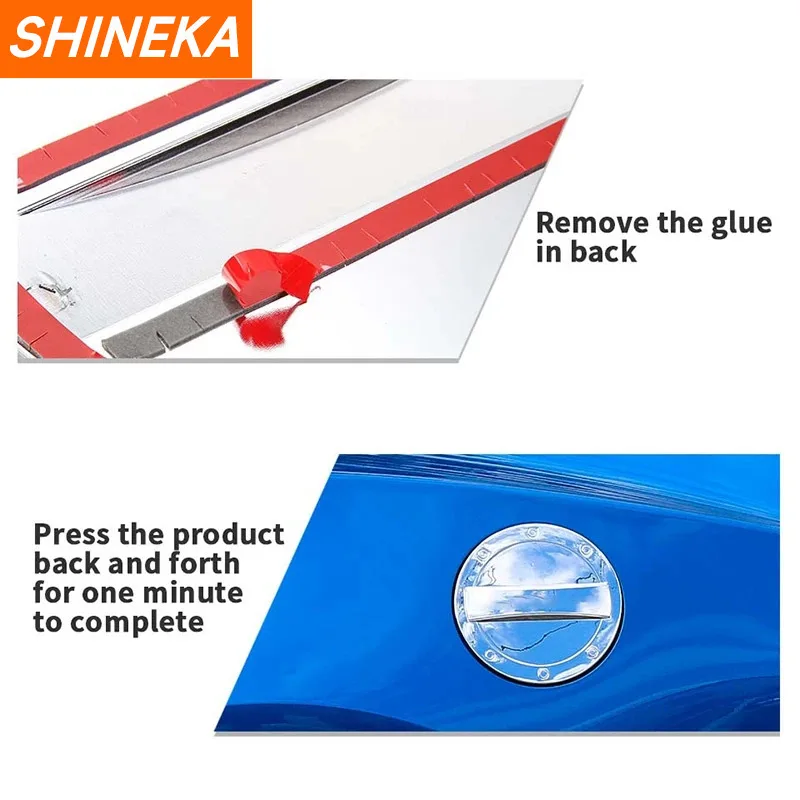 Shineka車外装ガス石油燃料タンクキャップ装飾カバーシボレー