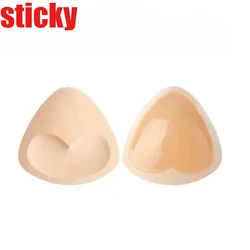 Silicone Push-Up Bra Inserts with Nipple Covers - Thicker Breast Pads - One Size (Style 01)