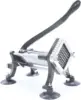 Fry Cutter Commercial Potato Slicer with Suction Feet Complete Set, Includes 1/4", 3/8",1/2", Gray 2