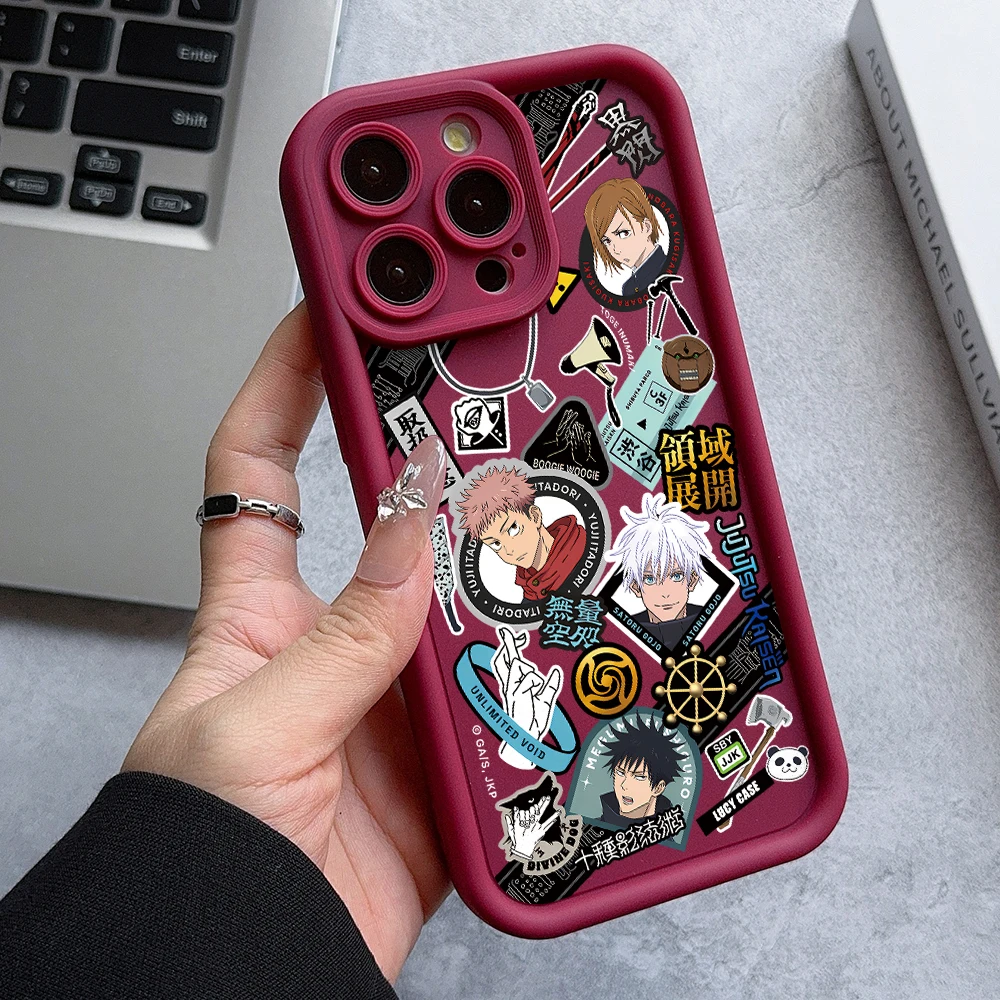Jujutsu Kaisen Yuji Satoru Phone Case - Anime-Inspired Protective Cover
