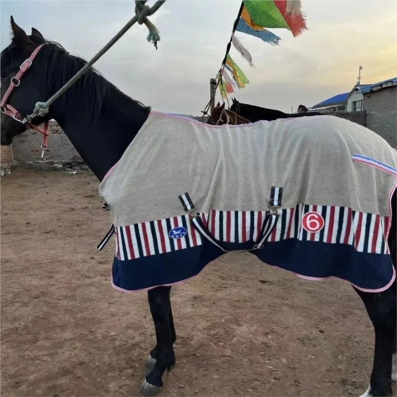 Capa De Frio Cavalo Prevenzione Di Zanzare E Insetti Abbigliamento Da Equitazione Singolo Strato Sottile Forniture Equestri Tappeti Per Cavalli