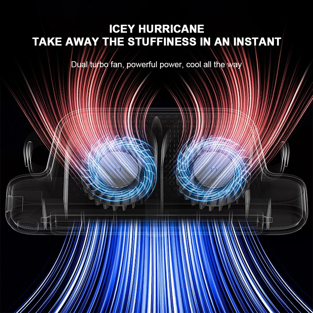 USB Car Cooling Fan for Backseat 3 Speeds Ventilation Fan 5V/2A Electric Car Seat Fan for Mini Cars RVs Sedans