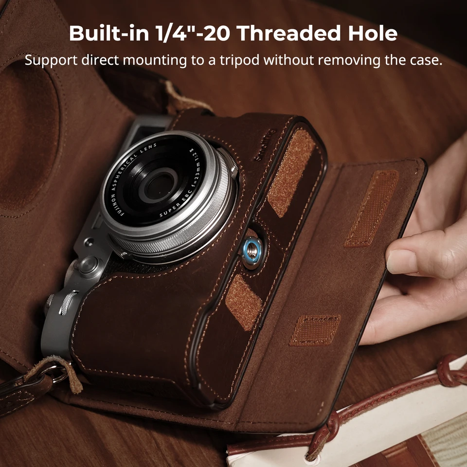 Funda De Cuero PU Para Cámara Fujifilm Fuji X100 X100S