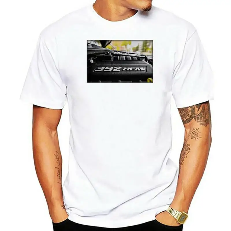 2023 Vendita Calda Moda American Car Srt 392 Hemi Motor Muscle Car Charger Challenger T Shirt Tee Shirt