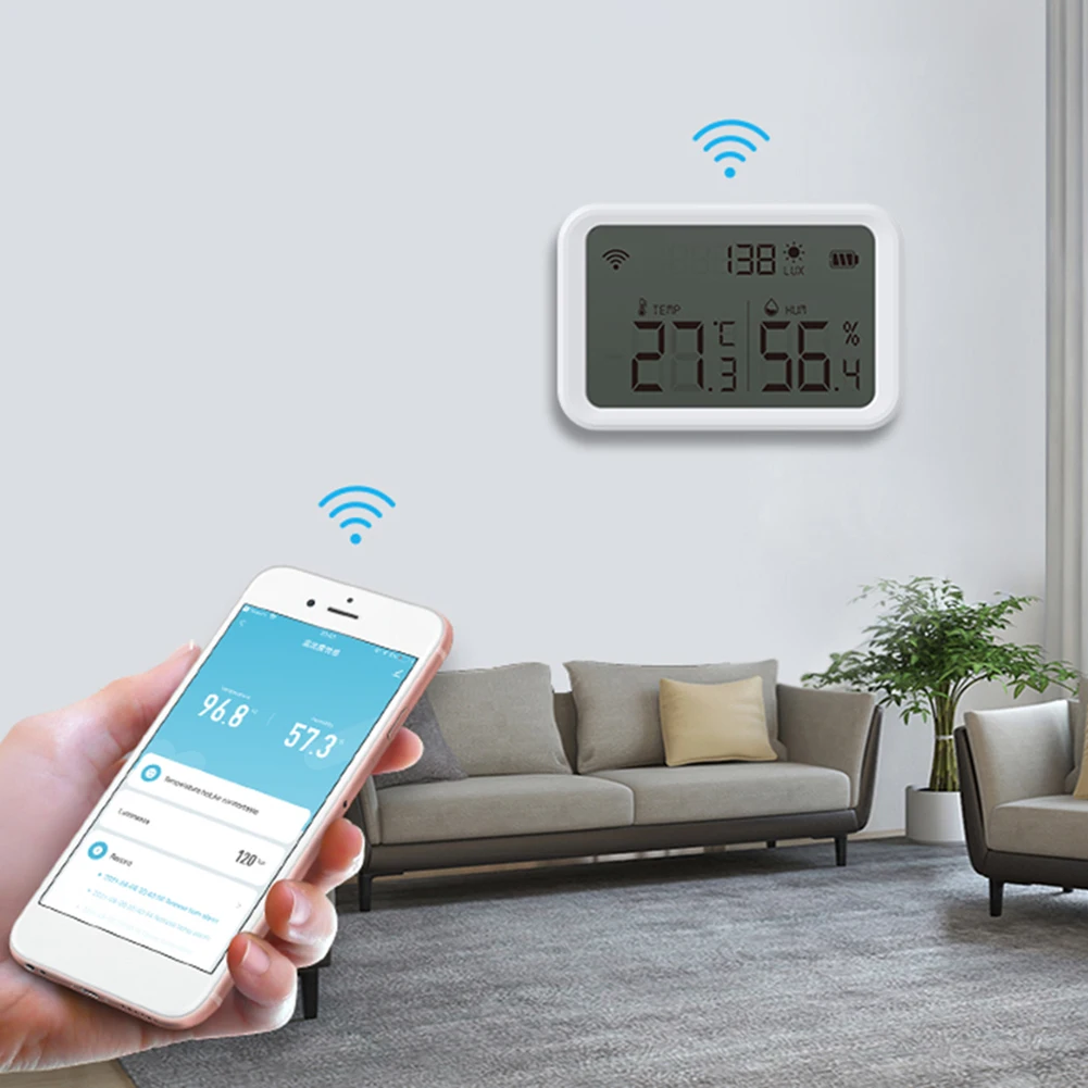 

3-в-1 термограф, датчик влажности, датчик температуры и влажности с сигнализацией, измеритель температуры и влажности, дистанционный мониторинг через приложение для умного дома