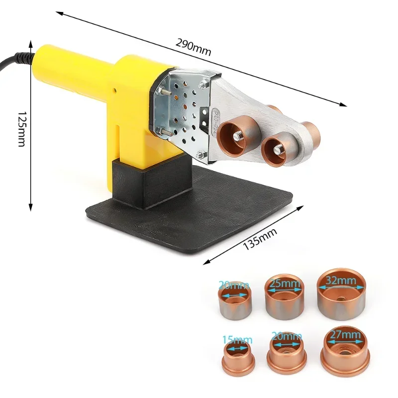 Pipe Welding Machine Socket Fusion Welder PPR Plastic Tube Fusion Welding Equipment Pipe Soldering Iron Hot Melting Tool pipe welding iron pipe welding soldering iron