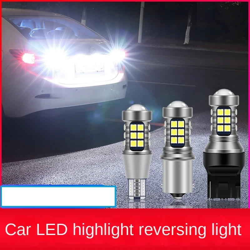 

2Pcs 1156 P21W BA15S 7440 W21W High Power Auto LED Bulb White 12V Car Reverse Back Light T15 W16W 3030 Turn Signal Lamp