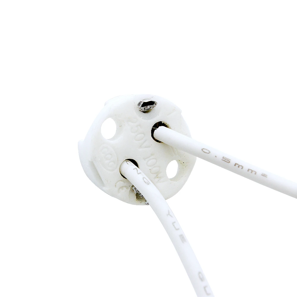 G4 MR16 Lamp Holder MR11 G5.3 G6.35 White Ceramic Bulb Base Home Lighting Accessories Connector 12V-250V Led Light 10Pcs/lot lamp holder,lamp bulb holder,lamp base,led lamp base