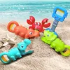 Baby Beach Toy Outdoor Summer Digging Sand Dinosaur Lobster Claw Grabber Set Winter Snow Toy Snowball Maker Tool Kit Kid Gift 1