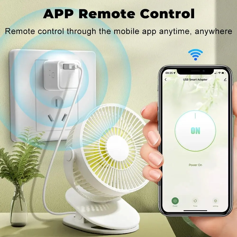 Tuya Smart Micro USB Power Adapter 5V WiFi Works with Alexa Hey Go Ogle Alice For Smart Home usb power adapter