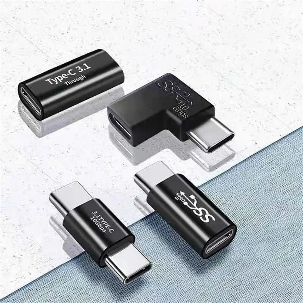 휴대용 고속 충전 USB C타입 연장 케이블, 휴대폰 태블릿용, 암-암 어댑터, 10GBbps
