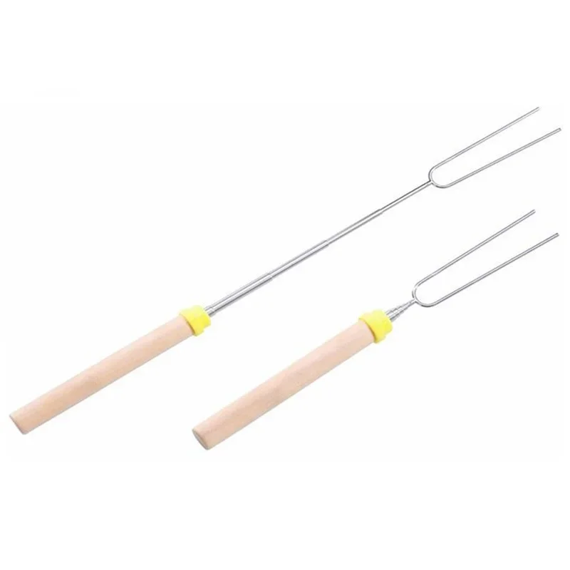 Barbecue Skewers Telescopic BBQ Fork