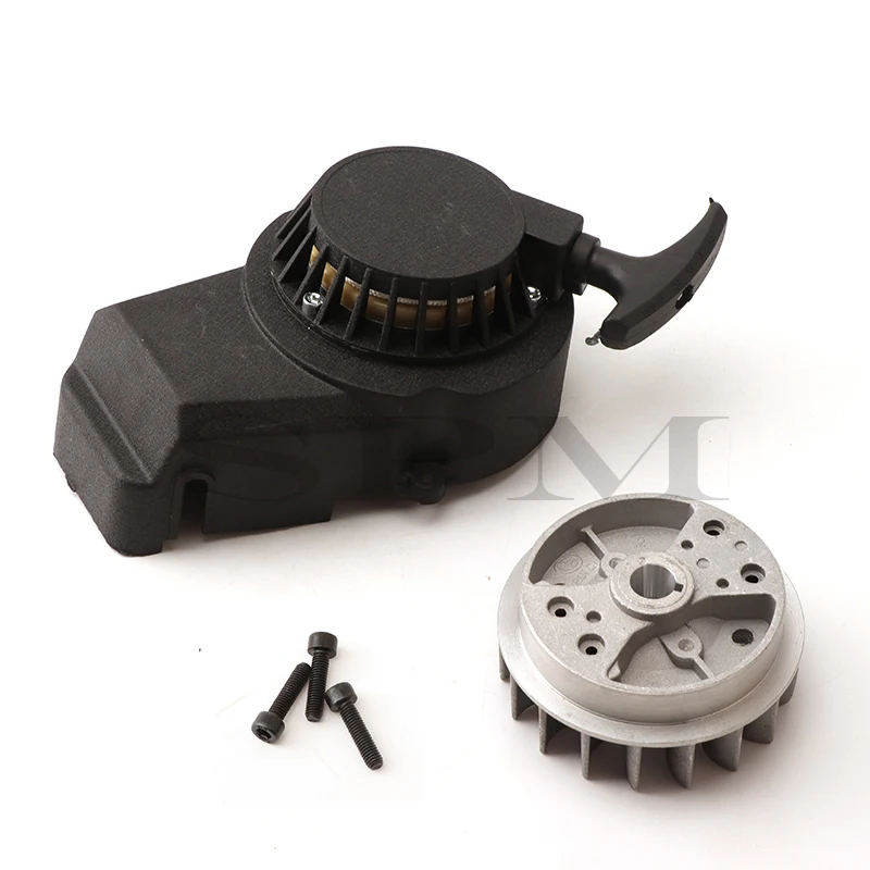 Pull Start Flywheel Recoil Starter Puller For 47cc 49cc 2 stroke Mini Pocket Scooter Dirt Bike ATV pull starter recoil,flywheel puller