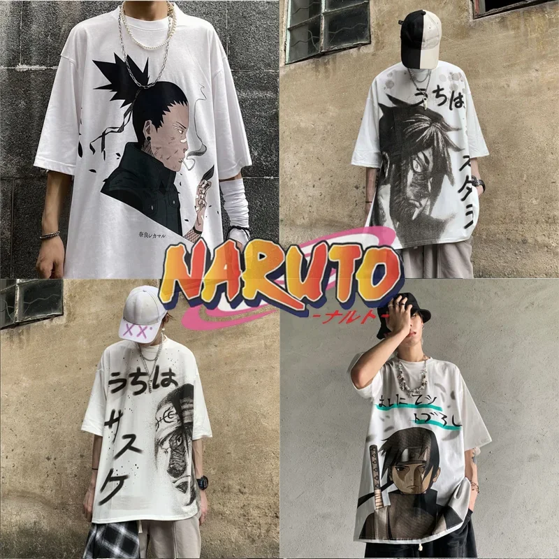 Anime Naruto Uchiha Itachi Polo Short Sleeve NEW 2023 T-Shirt Loose Type  Collar Pullover Cotton Student Loose Short Sleeve - AliExpress