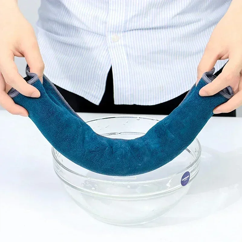 Thickened Car Cleaning Towel Multifunctional Water-absorbent Coral Velvet Microfiber Non-harming Car Special Car Wash Towel