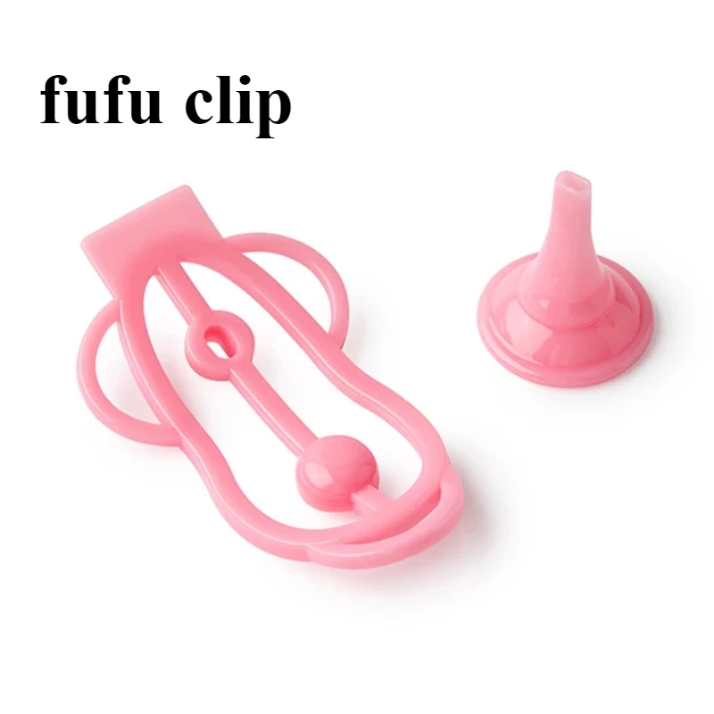 Sissy FUFU Clip Chastity Cage Crossdressing Male Imitation Female Lower Body Device with Tube Abstinence Cock Cage 정조대 Sex Toys