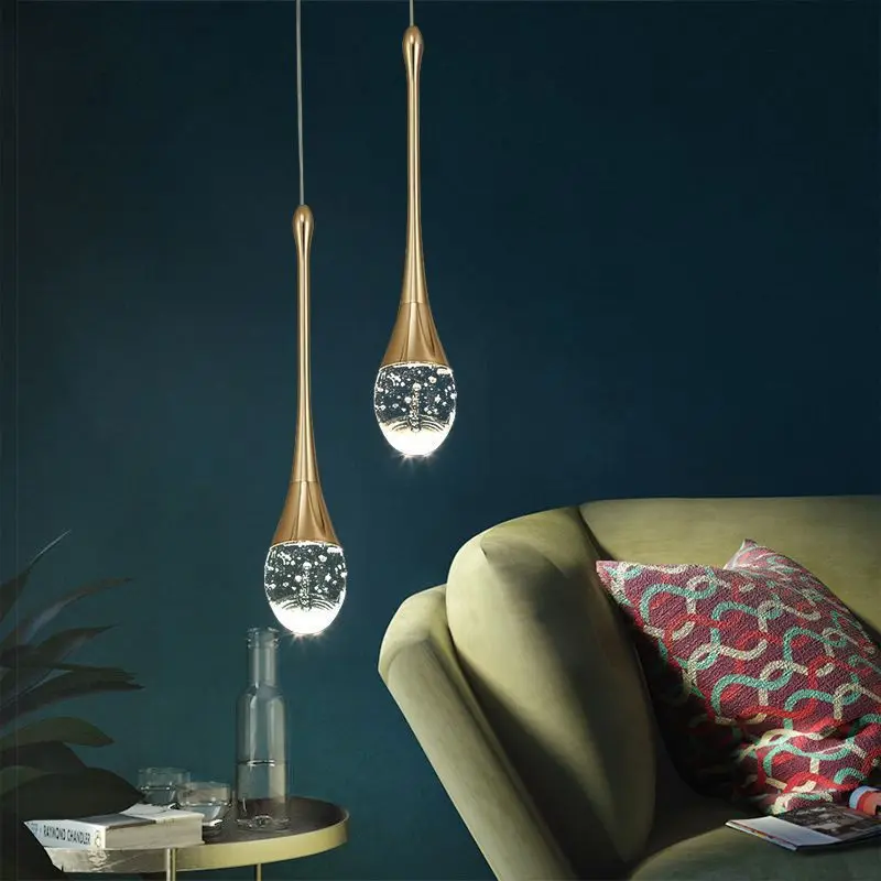 

Crystal Pendant Lights Modern Bedside Hanging Lamp For Dining Room Bedroom Living Room Pendant Lamp Home Decor Chandelier Lustre