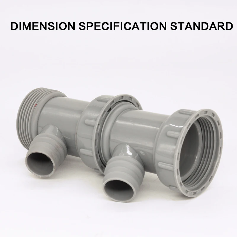 Kitchen Sink Drain Pipe Adapter Y Shaped Basin Sewer Branch Connector Female To Male Thread Connector Fitting Accessory drain pipe adapter