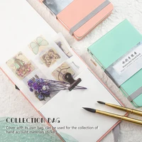 SeamiArt Two Size Small Big Drawing Hand Book 300gsm Paper 24Sheets Two Color Green Pink For Watercolor Acrylic Marker Painting 2