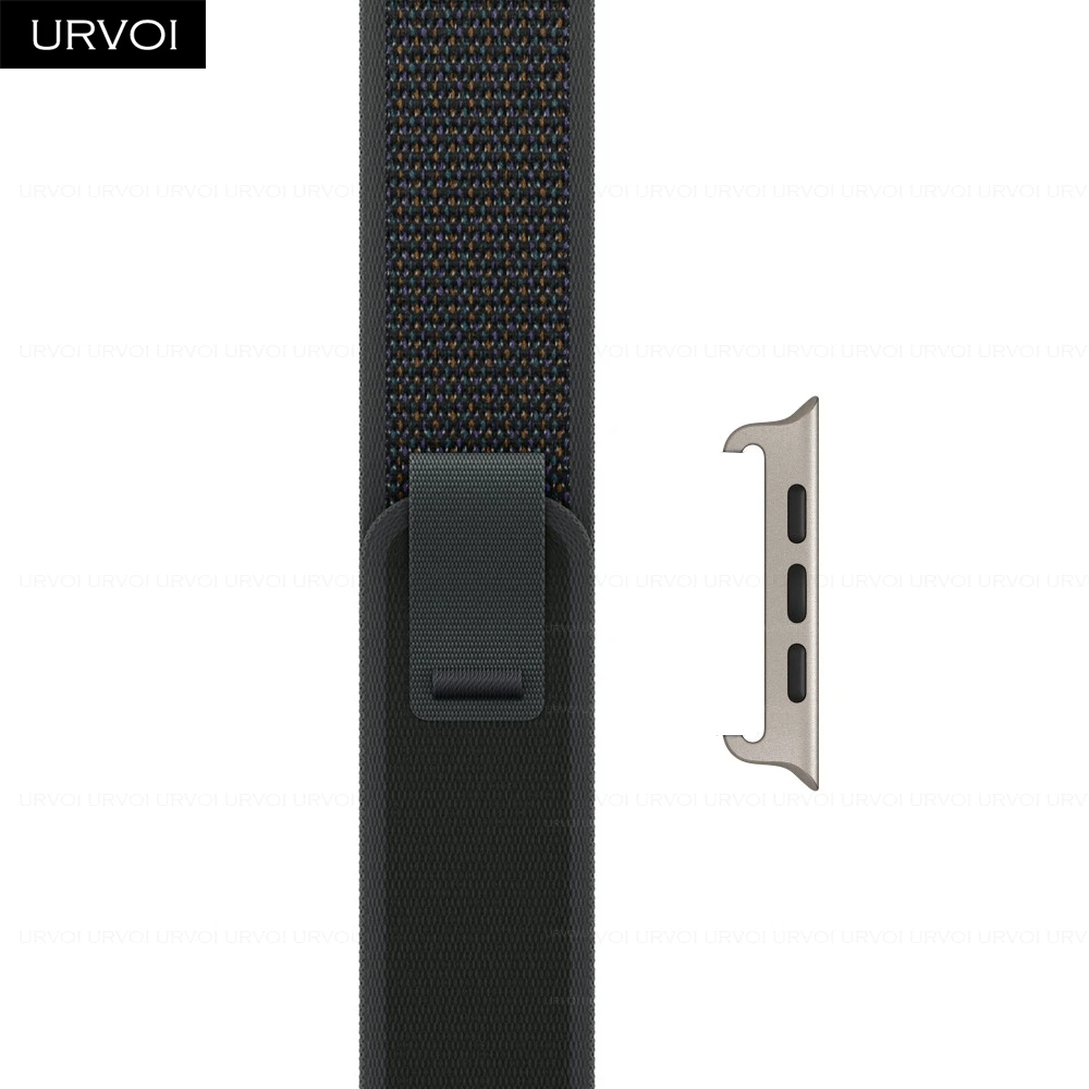 URVOI Nylon Weave Trail Loop Band with Pull Tab Closure