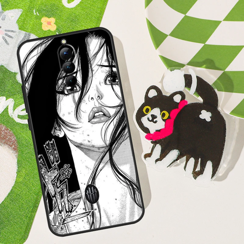 Horror Manga Style Protective Phone Case Cover Shell