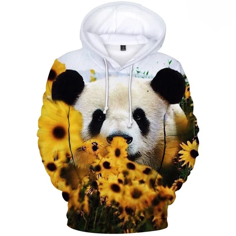 3d panda male and female sweater, latest autumn hooded sweater, cute animal, casual, boys and girls, sportswear