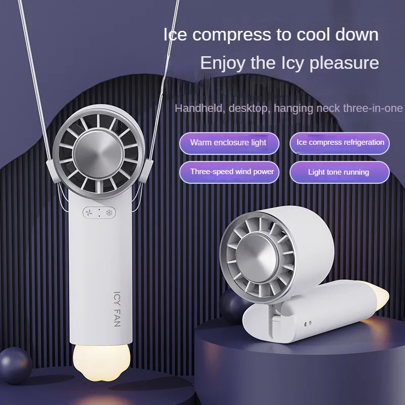 Usb Rechargeable Mini Electric Fan Air Cooler Camping Home Portable Air Conditioners Fans for Room Power Bank Ar Refrigerator