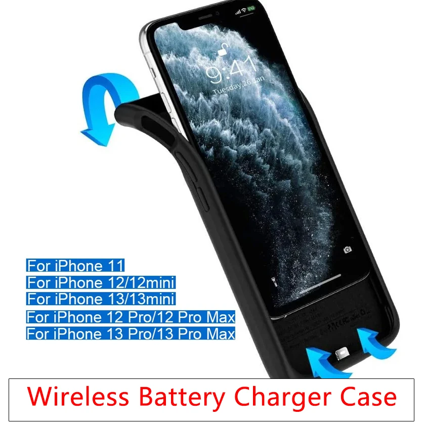 Charging Case Iphone 12 Mobile Charger NEWDERY Battery Case For