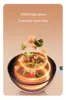 DMWD 3L Multi-function Electric Stir-fry Meal Wok Non-Stick Frying Pan Food Steamer Smart Smoke-free Hot Pot Stew Cooking Heater 6