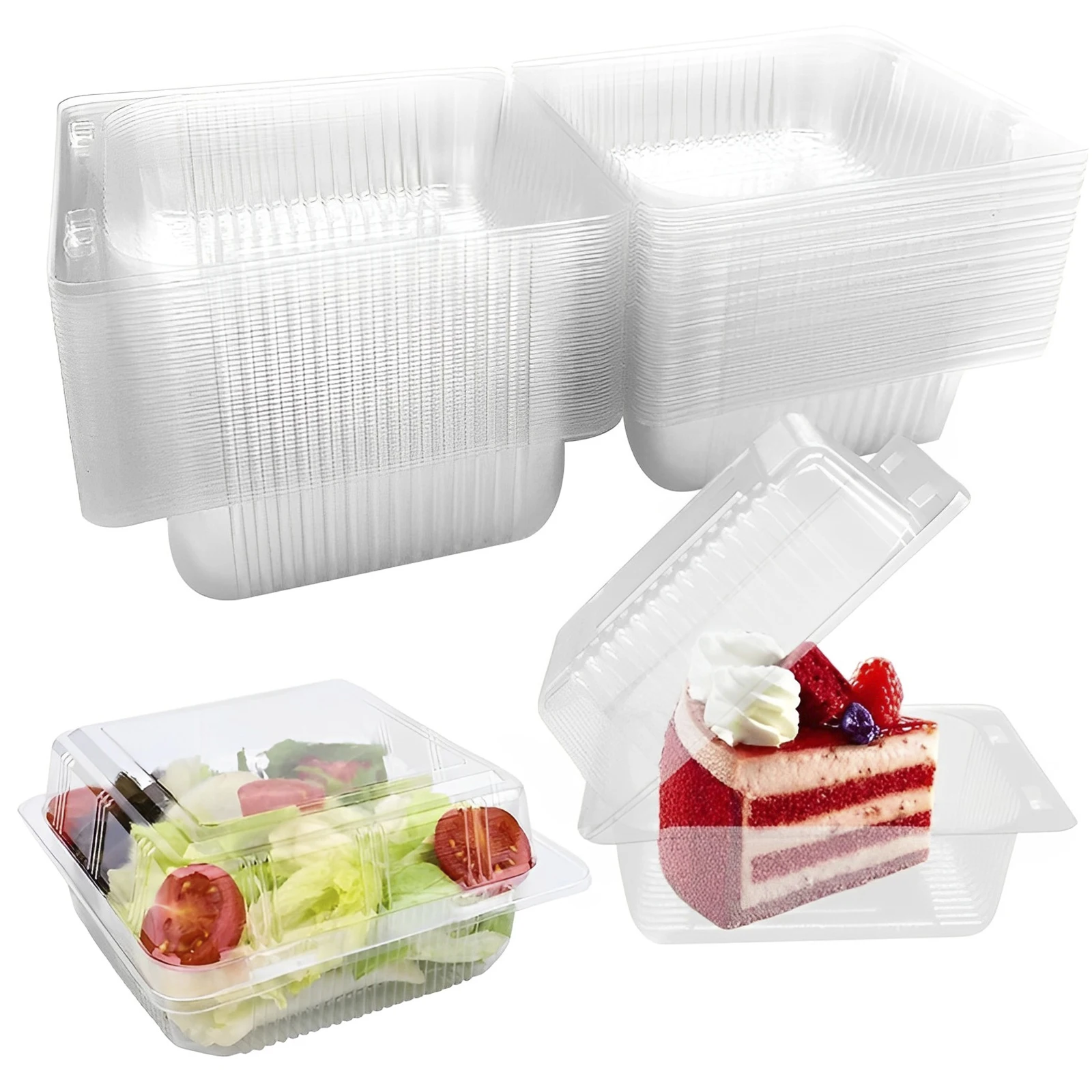Disposable containers baking cake box 100/150Pcs triangle cheesecake boxes for bakery party
