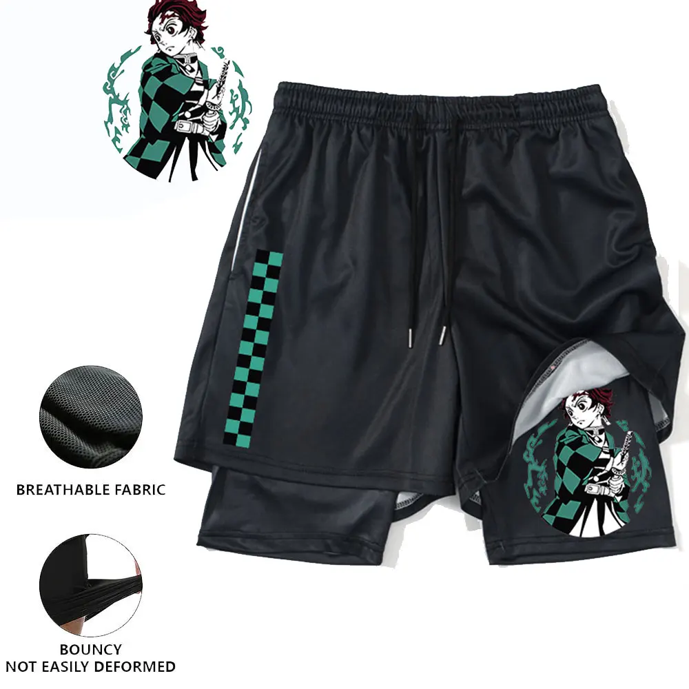 Anime Hajime no Ippo Shorts Summer Gyms Quick Drying Sport IPPO Shorts  Fitness Exercise Beach Breathable Jogger Casual Shorts