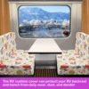 Stretch Printed RV Dinette Couch Cushion Covers Sofa Seat Cover Protector Slipcovers with Elastic Bottom for RV Camper Car Bench 3