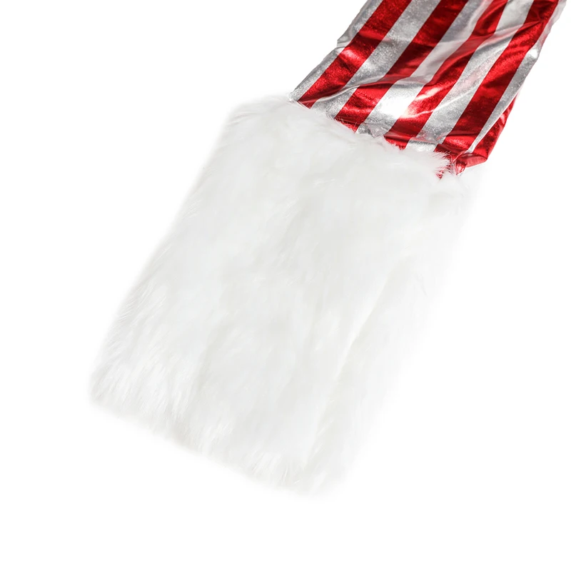 Women s Christmas Sweater Dress Set Long Sleeve Reindeer Print Knit Dress Belt Leg Warmers Santa Hat