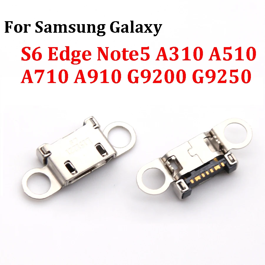 

10PCS For Samsung Galaxy S6 Edge Note5 A310 A510 A710 A910 G9200 G9250 USB Charging Port Dock Plug Charger Connector Socket