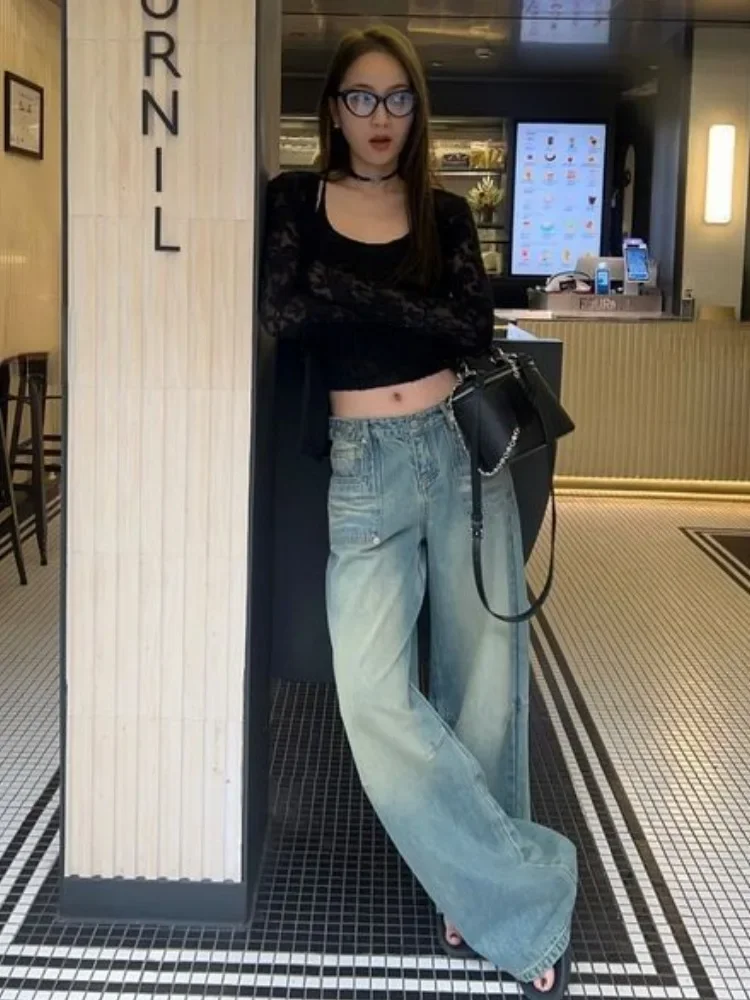 Y2k Aesthetic Lace Jacquard Women's Cardigan + Black Tank Top Harajuku Vintage 2set Japanese Grunge Fashion Pull Femme Mujer 4