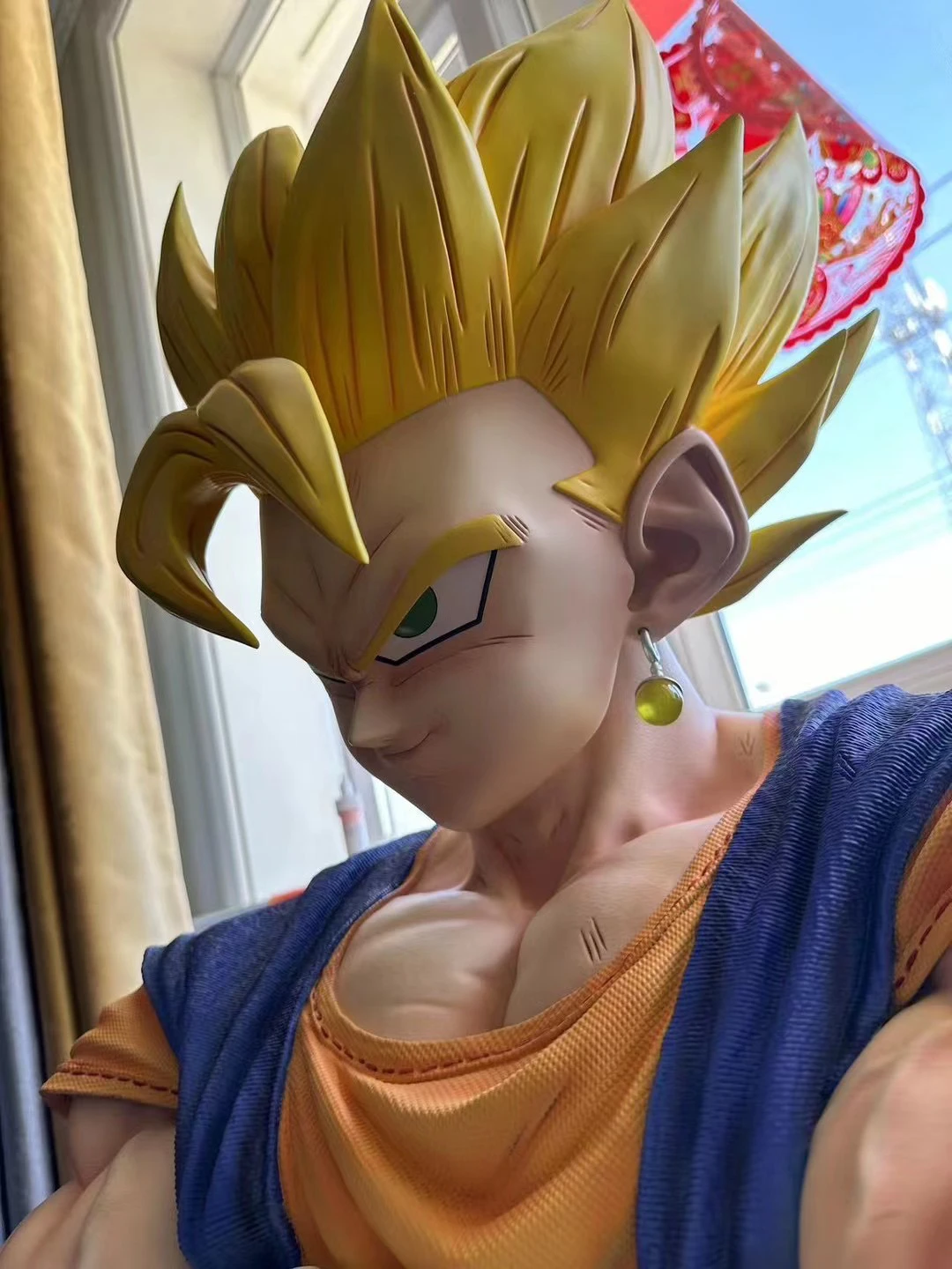 ドラゴンボール　バスト　ゴジータor ベジット　フィギュア　1/1 スケール 在庫ドラゴンボール 1:1 ゴジータベジットバスト像飾り樹脂素材