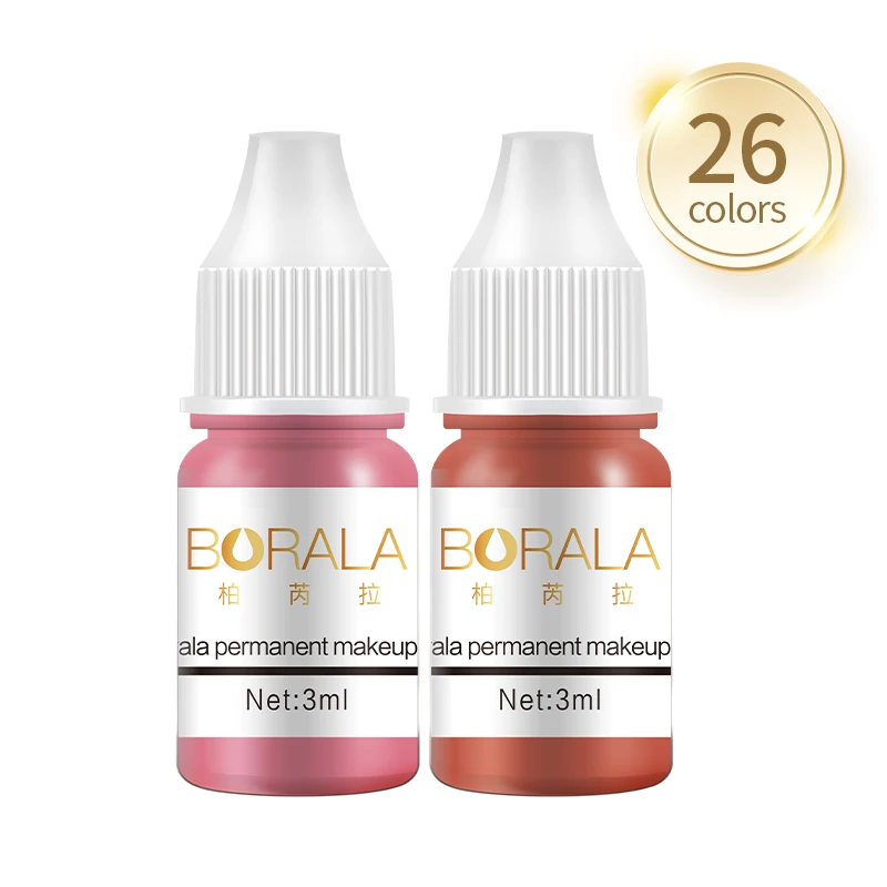 Tattoo Inks 3ml Nude Color Microblading Paint Pigment Semi Permanent Makeup Eyebrows Lips Tint Consumables Tattoo Supplies