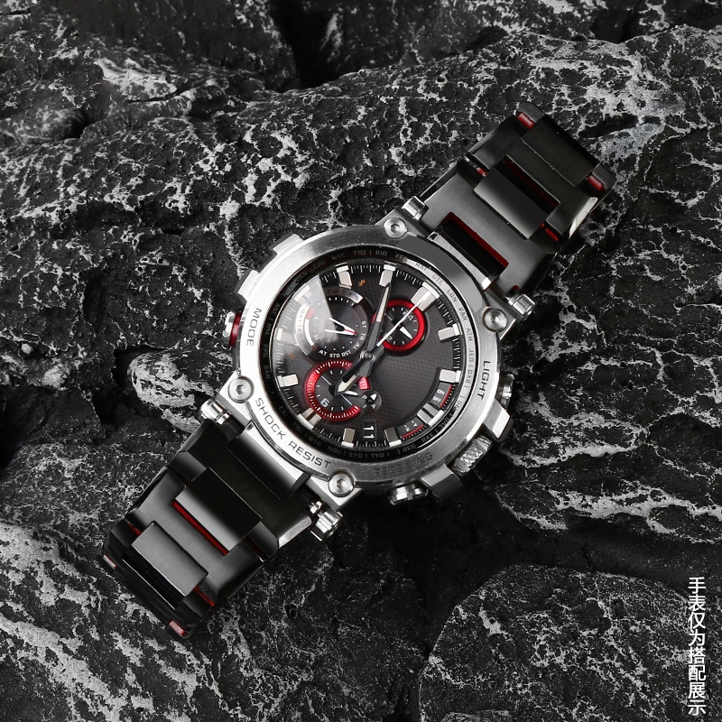 Enhanced Silicone Rubber & Metal Bracelet