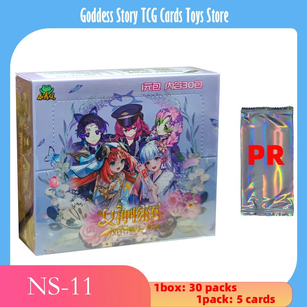 Goddess Story Ns-11 Ns-5M08 Pr Card Metal Card Anime Games Girl Party Costume Da Bagno Bikini Booster Box Doujin Toys And Hobby Gift