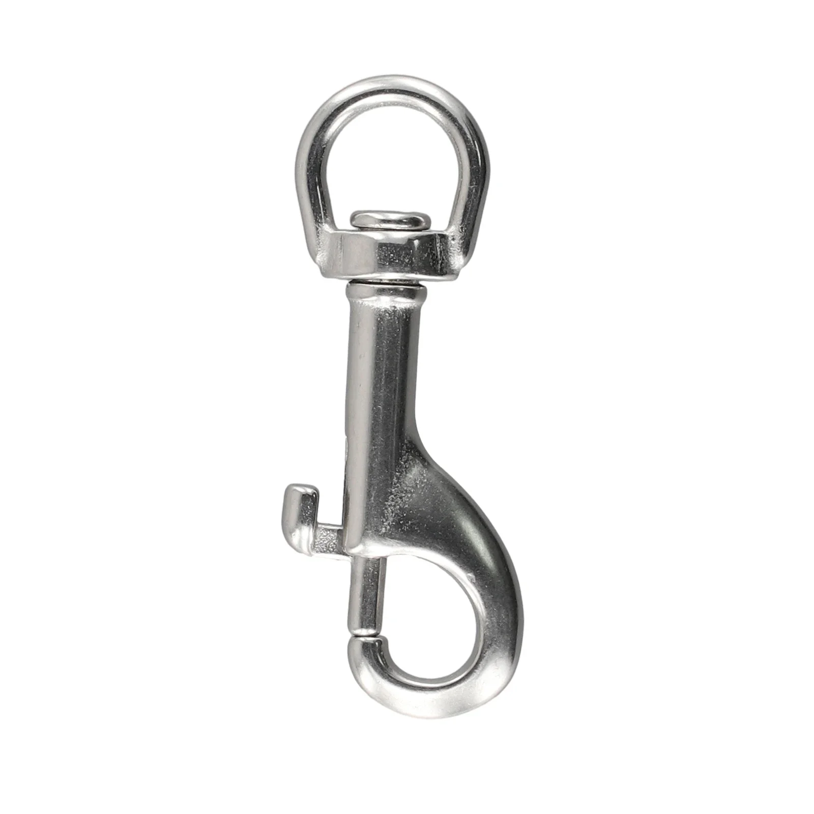 1pc Scuba Diving Bolt Stainless Steel Hook Dual End Bolt Quick Carabiner Swivel Buckle Double Ended Snap Eye Bolts Hook Clip