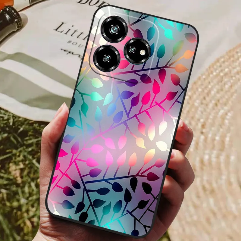 Luxury Painted Silicon Phone Back Cover - Protective Shell Design