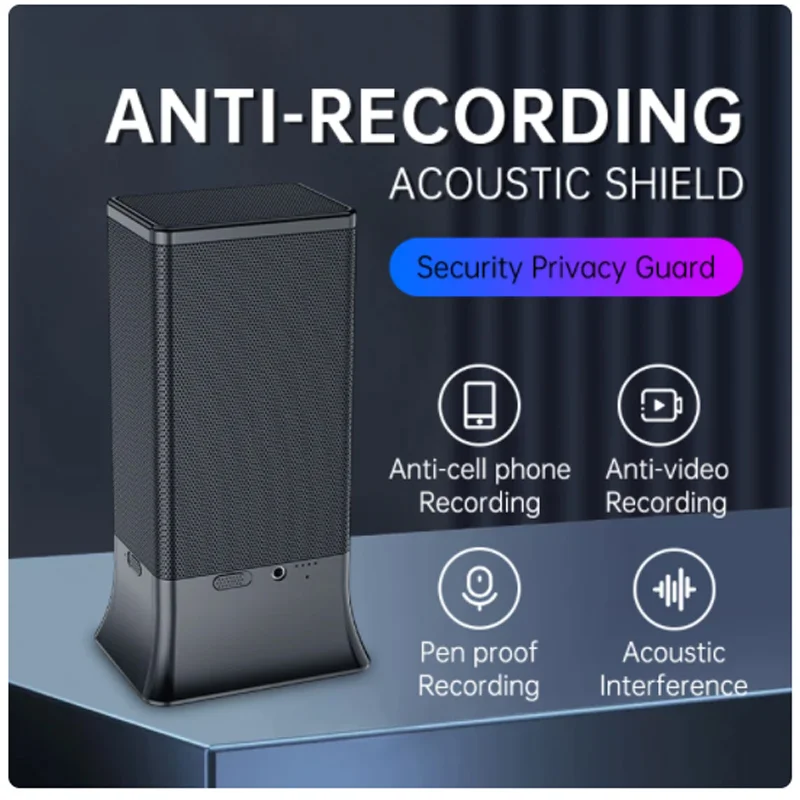 F12 Meeting Eavesdropping Prevention and Security Protection Anti Recording Device 360 ° Conference Room Jamming Shield