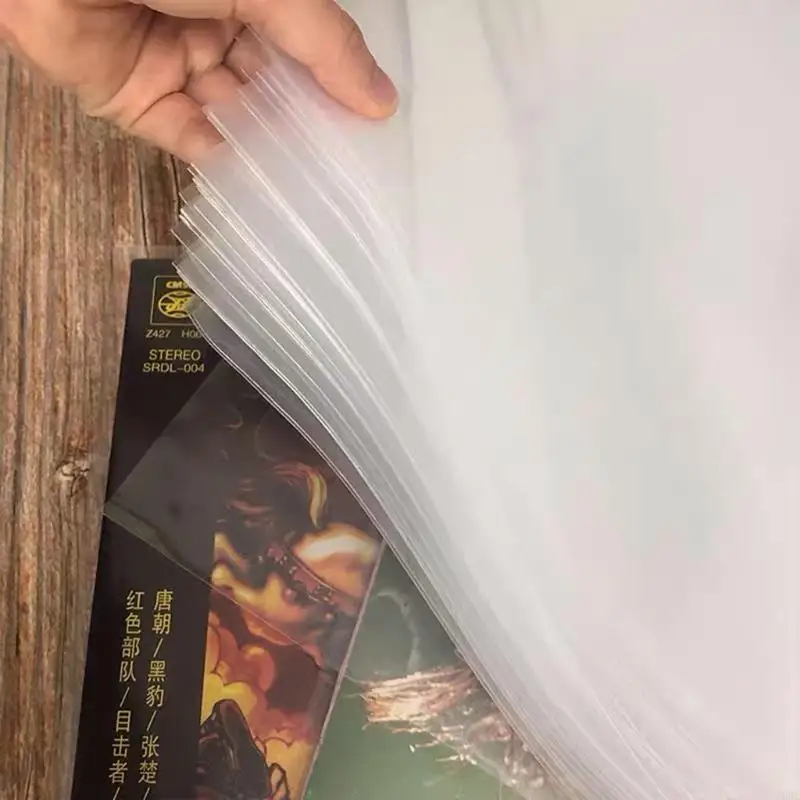 50Pcs 팩 비닐 봉투 12 인치 Duatproof 봉투 블루 레이 DVD 디스크 커버 케이스 용 보호 슬리브 보관