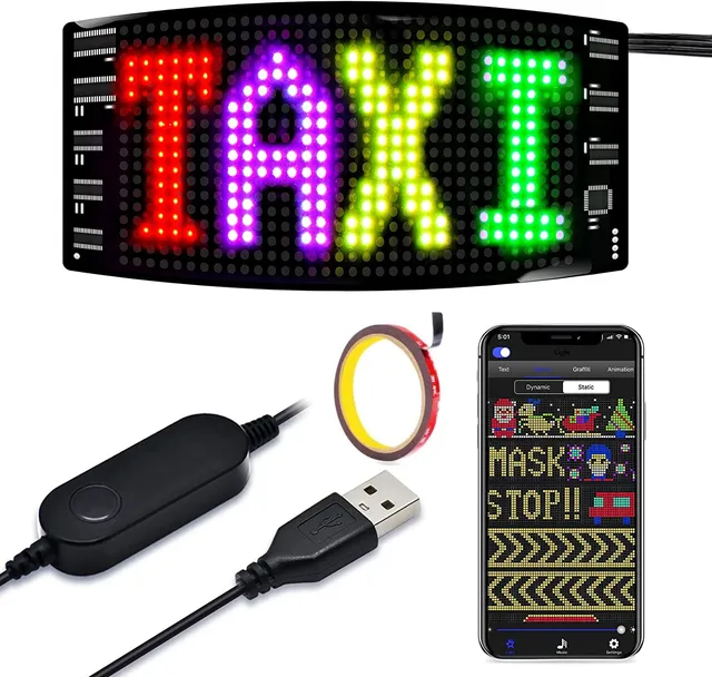 16x32 LEDs 7x17 CM