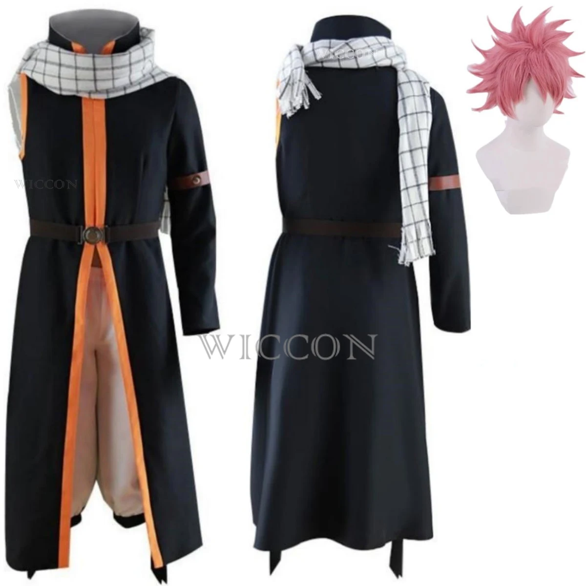Ensemble De Costumes De Cosplay Anime: Natsu Dragneel Tenue Avec Caisse De Perruque Pour Halloween, Carnaval, Fêtes Du 16,29 € | DHgate
