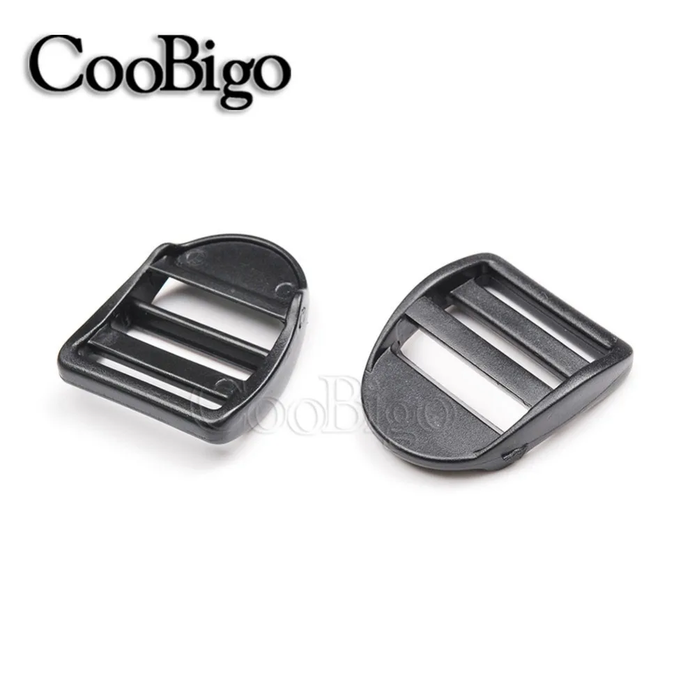 10 Curseurs Tri-Glide Plastique Pour Sangle 25 Mm (1 Pouce) - Boucles Réglables Clips Coulissants - Réparation Sac à Dos Ceinture Équipement Outdoor