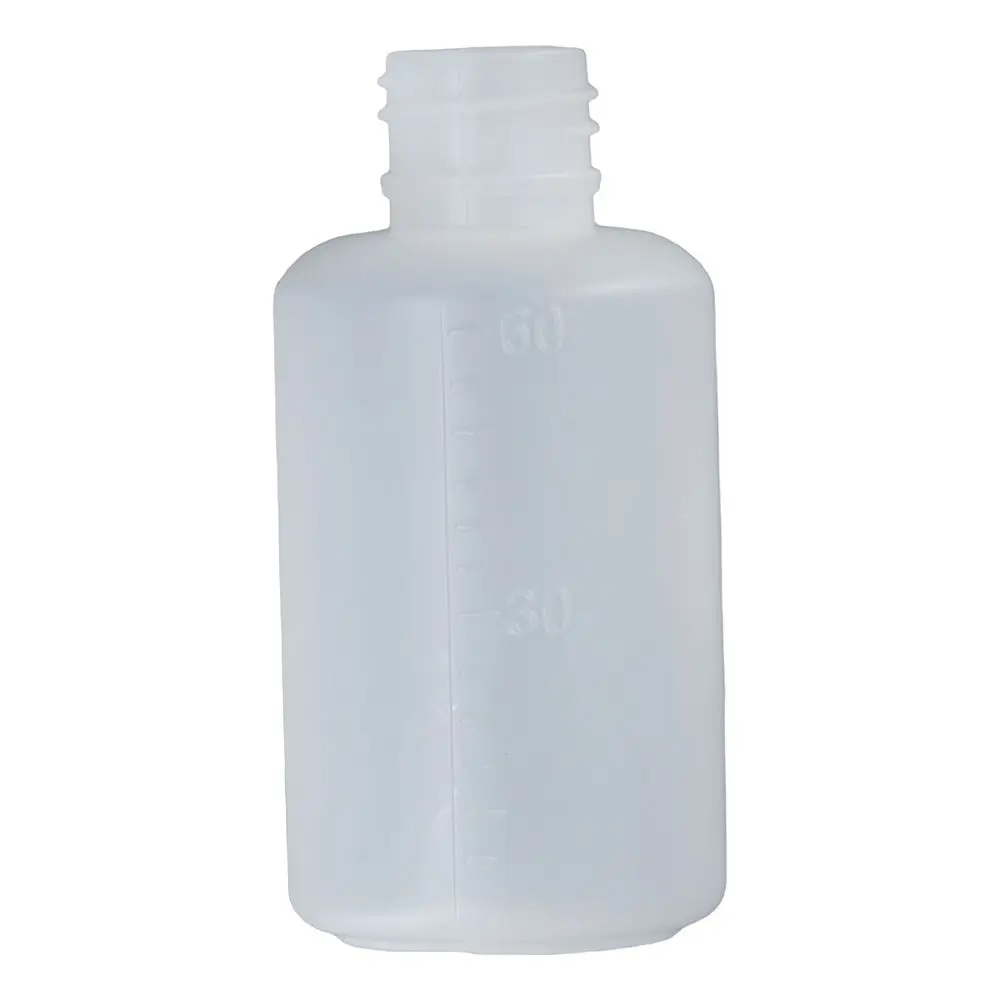 

50pcs 60ml Small Plastic Bottles Empty Small Mouth Reagent Bottle Travel Graduated Lab Chemical Container Liquid Medicine