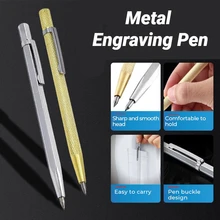 

Portable Tungsten Steel Scriber Marker Pen Marking Lettering Hand Tools for Diamond Ceramics Glass Shell Metal Scribe Tools