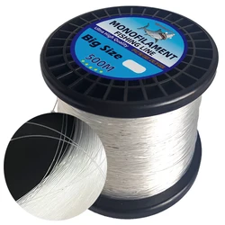 Premium Heavy-Duty Monofilament Nylon Fishing Line - 500M - 0.6mm - 48LB (Clear)